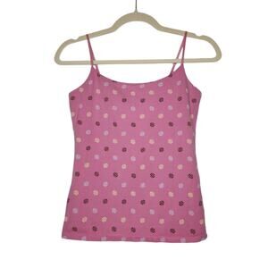 Vintage Gap Cami Tank Top Polka Dots All Over Going Out Summer Coastal Small y2k